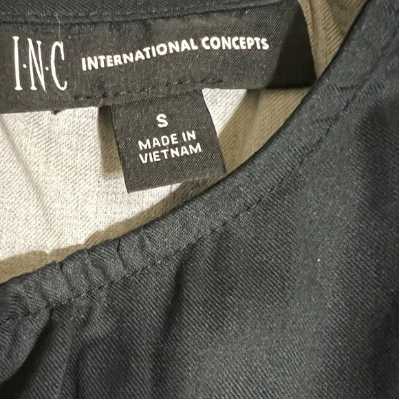 NWOT INC International Concepts Black & White Floral Cutout Dress Size S - Picture 4 of 8